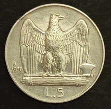 5 LIRE 1930 SPL AQUILINO