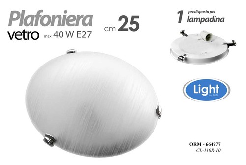 Applique luce tonda - 1,