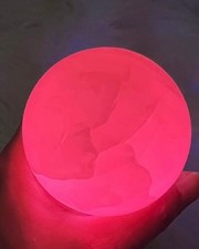 Pink Mangano Calcite Sphere UV