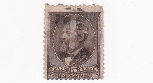 1882 francobollo scott 205 - us,