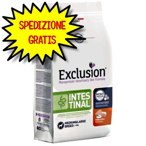 Exclusion diet cane intestinal - exclusion,