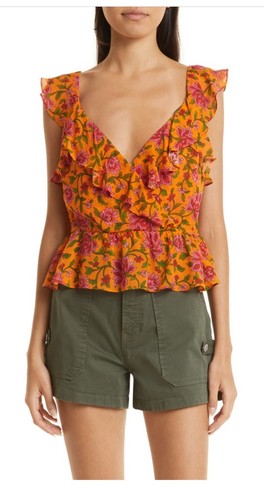 Top seta veronica barba - top,
