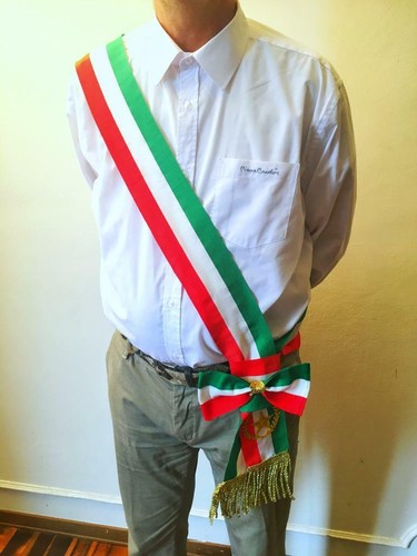 Fascia sindaco tricolore - fascia,