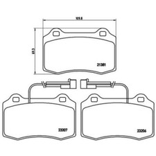 Pastiglie freno Brembo ceppi