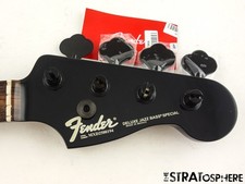 Fender Duff McKagan Deluxe Precision Bass NECK & TUNERS, Nero Contemporaneo