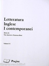 LETTERATURA INGLESE Vol I I