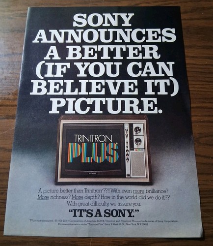 Sony trinitron plus - trinitron,