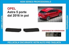 fasce parasole vetri Opel Astra 5 porte dal 2016 in poi
