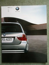 BMW 320i E91Touring 325i 330i 320d 330d catalogo 9/2005 +M pacchetto sportivo brochure