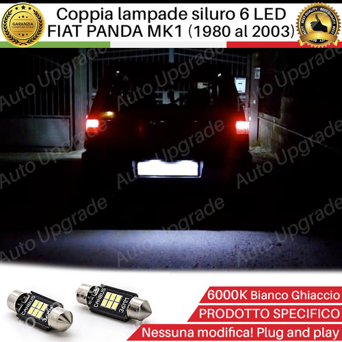 Coppia luci targa led - targa,