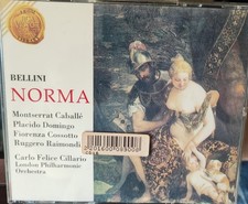 BELLINI NORMA RCA CILLARIO CABALLE' DOMINGO LIRICA 3 CD LONDON PHIL. ORCH.