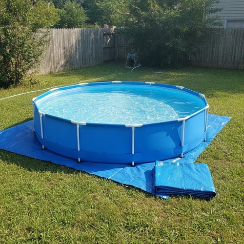 Tappetino piscina pieghevole