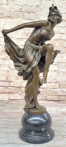 Statuina bronzo ballerina - ,