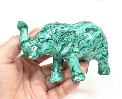 Elefante malachite lucido - elefante,