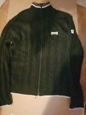 LONSDALE MAGLIONE con ZIP in LANA Cardigan Sweater Pullover Tg XXL Uomo