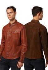 Camicia in pelle "Roberto"