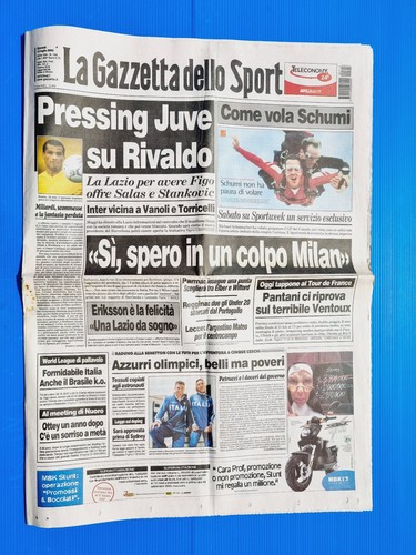 Gazzetta dello sport luglio - 13,