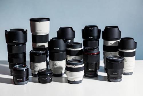 Lote lentes fotografía af - lote,