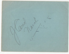 Carrol naish signed - card, /