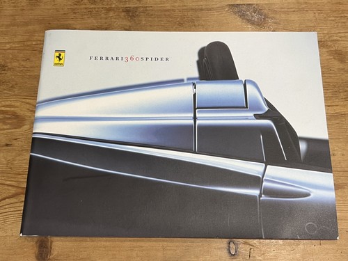 Brochure ferrari 360 spider - ferrari,