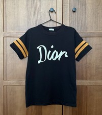 T-shirt Dior grande logo nera