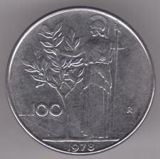 Moneta Italia 100 Lire 1978