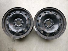 51966659 517638960 Coppia Cerchi In Ferro Lamiera 6J/15 ET 44 FIAT FIORINO/QUBO