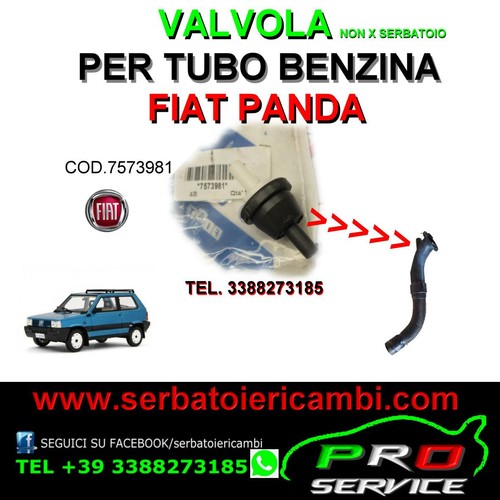 Valvola tubo rifornimento - valvola, x