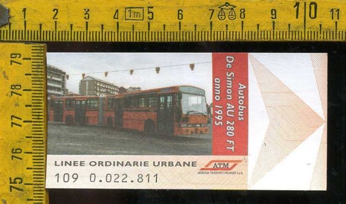 Biglietto atm tram milano - biglietto,