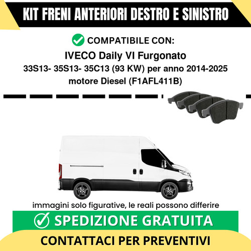 Pastiglie freno anteriori - pastiglie, per