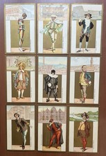 BLOCCO NOVE CARTOLINE MASCHERE ITALIANE ILLUSTRATE E FIRMATE DA BERTELLI