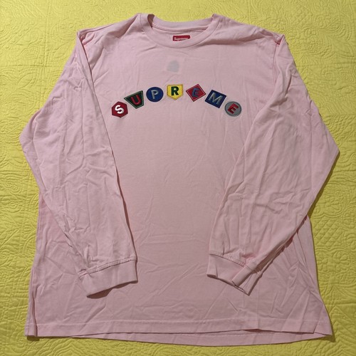 Top supreme geo arc rosa - supreme, l/s