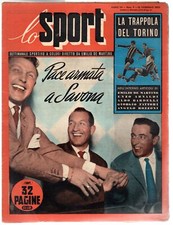 LO SPORT - N 7, 12 FEBBRAIO - 1953 - PACE ARMATA A SAVONA