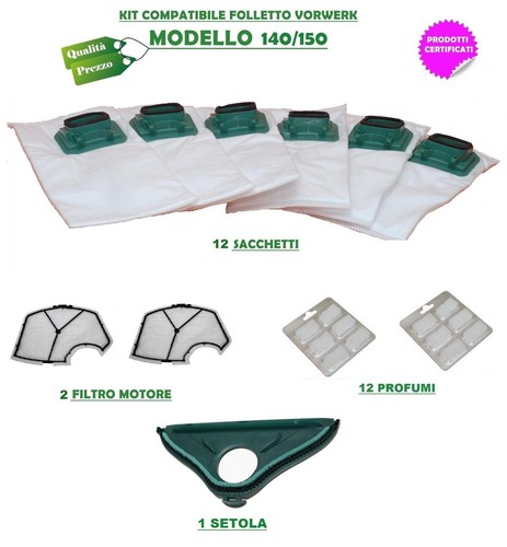 Sacchetti folletto 140 - folletto, vk