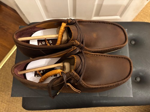 Clarks wallabee pelle cera - clarks,