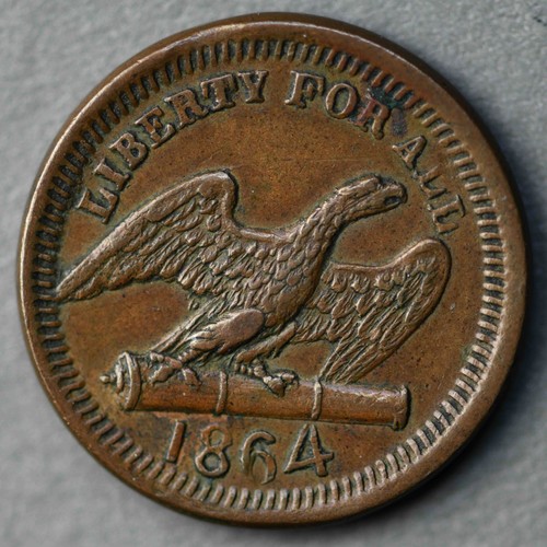 1864 160 417a gettone - 1864, r-4
