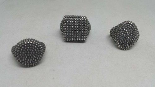 Anello argento uomo puntinato - anello,
