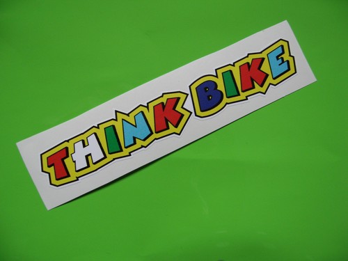 Adesivi think bike stile - think,