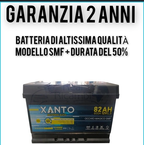 Batteria avviamento 82ah 800a - 82ah,