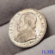 1867-R Italy Papal States Pius