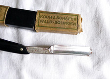 VECCHIO RASOIO DA BARBA ANTICO BARBIERE ROBERT KLAAS OHLIGS SOLINGEN 239 68