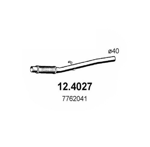 4027 asso silenziatore tubo - asso,