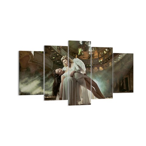Quadro tela 160x85cm angeli - quadro,