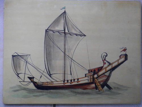 Vecchia stampa legno - legno, antica