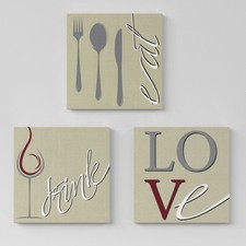 Set di Quadri da Cucina su