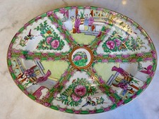 Antico medaglione rosa cinese