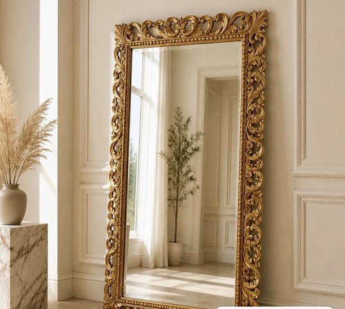 Specchio legno massello - legno,