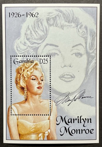 Francobolli gambia marilyn - francobolli,