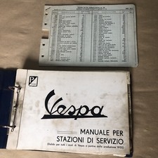 VESPA PIAGGIO: MANUALE PER STAZIONI DI SERVIZIO PER I MODELLI A PARTIRE DAL 1955