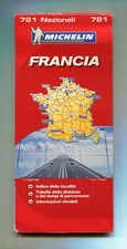 CARTA GEOGRAFICA FRANCIA 721 Nazionali Èdition Michelin 2008 Cartina 